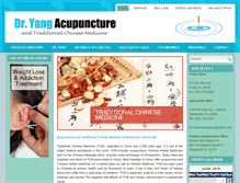 Tablet Screenshot of dryangacupuncture.com